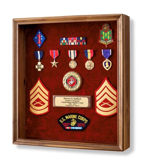 reliable place to buy militarty metal shadow box|empty military shadow.